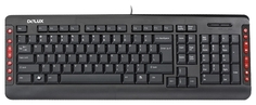 Клавиатура Delux K5015 черная, PS/2,ММ 6938820451051P