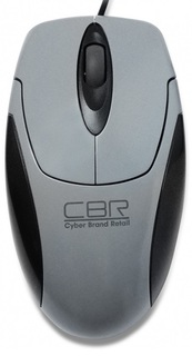 Мышь CBR CM 302 grey, 1200dpi, 1.25 м, USB