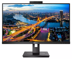 Монитор 23,8" Philips 242B1H 1920x1080/4 ms/178°/178°/250 cd/m/IPS/cam/50M:1/+DVI, black с поворотом экрана