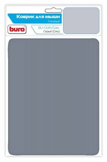 Коврик для мыши Buro BU-CLOTH серый, 230x180x3мм