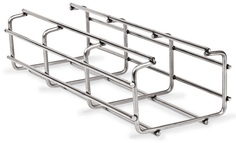 Лоток проволочный AXELENT 1212 X-TRAY C-образный шириной 220 мм, высотой 120 мм, оцинкованный, горячая гальваника (для улицы, всепогодный) (2.5 м)