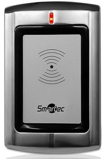 Считыватель Smartec ST-PR140MF MIFARE, интерфейс Wiegand 34, считывание SN, 3-6 см, -40°+60°С, 128x82x28 мм, 10-14 В DC, 40 мA