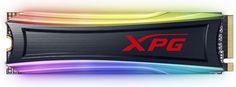 Накопитель SSD M.2 2280 ADATA AS40G-512GT-C SPECTRIX S40G RGB 512GB PCIe Gen3x4 3D TLC 3500/3000MB/s IOPS 300K/240K MTBF 2M