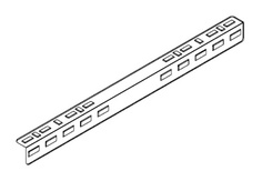 Профиль монтажный AXELENT 7100-025 X-TRAY для крепления лотков, 37х27 мм, толщина стали 2 мм, оцинковано-хромированный, для внутренних работ (для поме