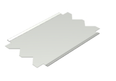 Пластина AXELENT 7500-022 X-TRAY гибкая 220 мм, алюминий