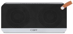 Портативная акустика CBR CMS 147Bt 2х5 Вт, Bluetooth 3.0, воспроизведение с карт памяти, линейный вход, режим "гарнитуры", 4400 мАч чёрный