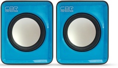 Компьютерная акустика 2.0 CBR CMS 90 CMS 90 Blue blue, 2х3 Вт, USB, 3.5 мм линейный стереовход, регул. громк., 1 м, ABS-пластик