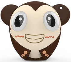 Портативная акустика HIPER ZOO Music Monkey H-OZ3 3 ВТ, 160 Гц - 20 кГц, 80 dB, 400 мАч, BT 5.0, Micro-USB