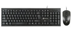 Клавиатура и мышь Oklick 640M клав:черный мышь:черный USB (1102281)
