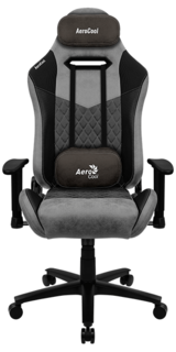 Кресло AeroCool Duke 4710562751123 ash black, игровое, макс нагрузка 150кг