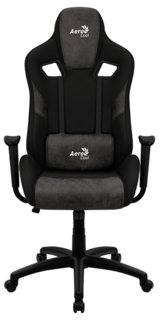 Кресло AeroCool COUNT 4710562751246 iron black, игровое, макс нагрузка 150кг