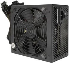 Блок питания ATX Crown CM-PS500W PRO CM000003031 500W, 80Plus Silver, APFC, fan 140mm, SATA*6, PATA*6, 4+4pin, 6+2pin PCI-E*4, кабель 1.2м, RTL