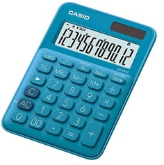 Калькулятор настольный Casio MS-20UC-BU-S-EC синий 12-разр.