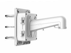 Кронштейн HIKVISION DS-1602ZJ-box-pole на стену/столб, белый, для скоростных поворотных камер, идёт с монтажной коробкой, алюминий и сталь, 209.7×314×