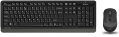 Клавиатура и мышь Wireless A4Tech FG1010 GREY черно-серые, USB (1147570)