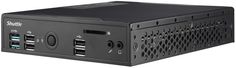 Платформа Shuttle DS10U J4205U, 2*DDR4L SODIMM (2400MHz), 2.5" HDD/SSD, M.2, 2*GLan, WiFi, BT, HDMI, DP, VGA, 4*USB 3.1, 4*USB 2.0, SD card reader, 65