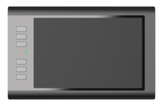 Графический планшет Huion HS95 5080 lpi, 203х127мм, USB, черный
