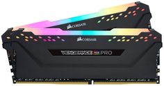 Модуль памяти DDR4 16GB (2*8GB) Corsair CMW16GX4M2C3200C16 Vengeance RGB PRO PC4-25600 3200MHz CL16 288-pin 1.35V XMP Радиатор RTL