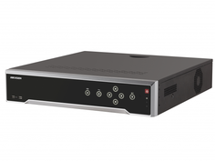 Видеорегистратор HIKVISION DS-8632NI-K8 32-x канальный, Видеовход: 32 канала; аудиовход: двустороннее аудио канал RCA; видеовыход: VGA до 1080Р, VGA д