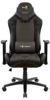 Кресло AeroCool KNIGHT 4710562751208 iron black, игровое, макс нагрузка 150кг