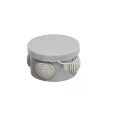 Коробка распределительная EKF plc-kmr-040-039 КМР-040-039 наруж. с крышкой 85х40 АБС 4 входа IP54 сер.