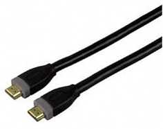 Кабель интерфейсный HDMI-HDMI HAMA 19M/19M 00039668 10.0м, v1.3, позолоченные контакты, 1080p 3зв черный H-39668