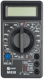 Мультиметр EKF In-180701-bm838 цифровой M838 Master