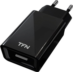 Зарядное устройство сетевое TFN WC1U1ABK 1A black б/кабеля