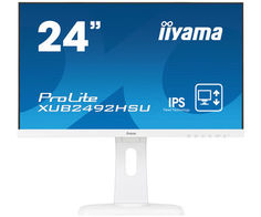 Монитор 23,8" Iiyama ProLite XUB2492HSU-1 1920х1080, 5 мс, 250 кд/м2, 5000000:1, 178°/178°, IPS, HDMI, DisplayPort, VGA (D-Sub), аудио стерео, USB, HA