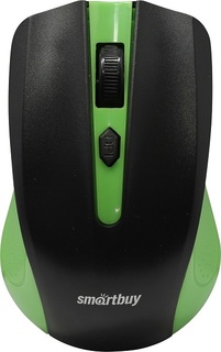 Мышь Wireless SmartBuy ONE 352 SBM-352AG-GK зелено-черная