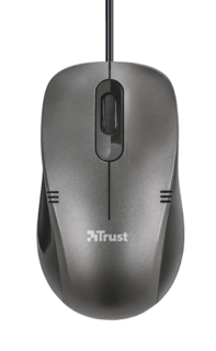 Мышь Trust Ivero optical, USB, 1000dpi, Ergonomic, black