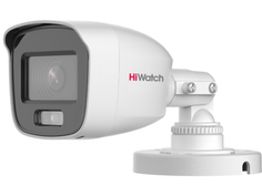 Видеокамера HiWatch DS-T200L 2Мп уличная цилиндрическая HD-TVI с LED-подсветкой до 20м и технологией ColorVu 1/3" CMOS матрица, объектив 3.6мм
