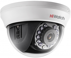 Видеокамера HiWatch DS-T591(C) DS-T591(C) (2.8 mm) 5Мп внутренняя купольная HD-TVI с ИК-подсветкой до 20м, объектив 2.8мм
