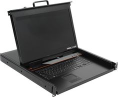Консоль KVM Procase E1701HD однорельсовая, 1 порт, LCD 17, single rail console, LCD D-Sub, USB, разрешение HD