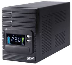Источник бесперебойного питания Powercom SPT-2000-II-LCD SMART KING PRO+, Интерактивная, 2000 ВА / 1600 Вт, Tower, IEC, LCD, Serial+USB, USB, SmartSlo