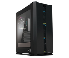 Корпус ATX Zalman X3 X3 BLACK black, без БП, закаленное стекло, fan 3x120mm RGB, 1x120mm RGB, 2xUSB2.0, 2xUSB3.0, audio