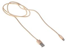 Кабель Buro Braided BHP RET MICUSB-BR золотистый USB A(m) micro USB B (m) 1м 485605