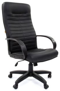 Кресло офисное Chairman 480 LT Chairman 7000191 черное, экокожа, до 120 кг