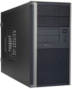 Корпус mATX InWin EMR035BL 6120737 черный 450W (USB 3.0x2, Audio),