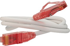 Кабель патч-корд U/UTP 5e кат. 0.3м Hyperline PC-LPM-UTP-RJ45-RJ45-C5e-0.3M-LSZH-WH LSZH, 0.3 м, белый