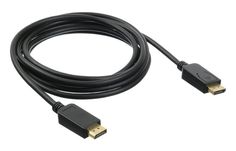 Кабель интерфейсный DisplayPort- DisplayPort Buro BHP DPP_1.2-5 v 1.2, 5м. позолоченные контакты черный