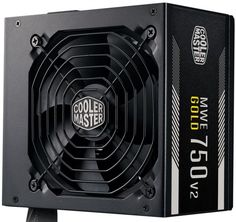 Блок питания ATX Cooler Master MWE Gold 750 V2 MPE-7501-ACAAG-EU 750W, 120mm fan, APFC, 80+ Gold, non Modular