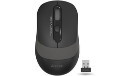 Мышь Wireless A4Tech Fstyler FG10S черный/серый оптическая (2000dpi) silent USB (4but) (1204030)