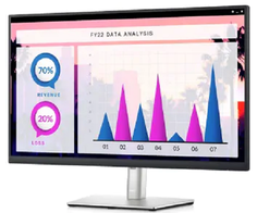 Монитор 27" Dell P2721Q 2721-9466 IPS, 3840x2160, 5ms, 350cd/m2, 1000:1, HDMI, DP, USB-C, 2*USB 2.0, Pivot, Swivel,HAS, black