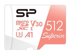 Карта памяти 512GB Silicon Power SP512GBSTXDV3V20 Superior A1 Class 10 UHS-I U3 100/80 Mb/s