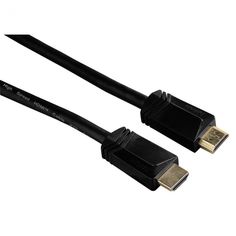 Кабель интерфейсный HDMI-HDMI HAMA 19M/19M 00122106 5.0м, High Speed, Ethernet, позолоченные контакты черный, H-122106