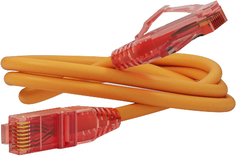 Кабель патч-корд U/UTP 5e кат. 2м Hyperline PC-LPM-UTP-RJ45-RJ45-C5e-2M-LSZH-OR LSZH, 2 м, оранжевый