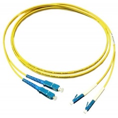 Кабель патч-корд волоконно-оптический Vimcom LC-SC duplex 50/125 7m DPC-MM50(OM3)-3.0-LC/UPC-SC/UPC-7 OM3 (10Gb) многомод MM, (d=3мм) LSZH длина 7м