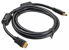 Кабель интерфейсный HDMI-HDMI Buro HDMI-19M/19M-1.8M-MG 1.8м, феррит.кольца, черный