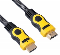 Кабель интерфейсный HDMI-HDMI Buro HDMI 19M-19M BRAID 1.8м